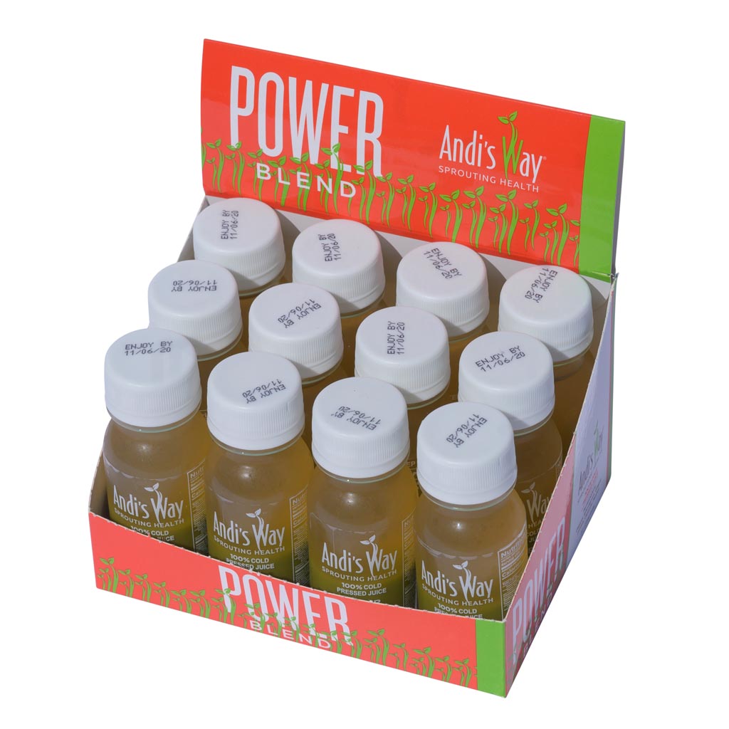 Power Blend Immunity Shots Box of 12 bottles Andisway