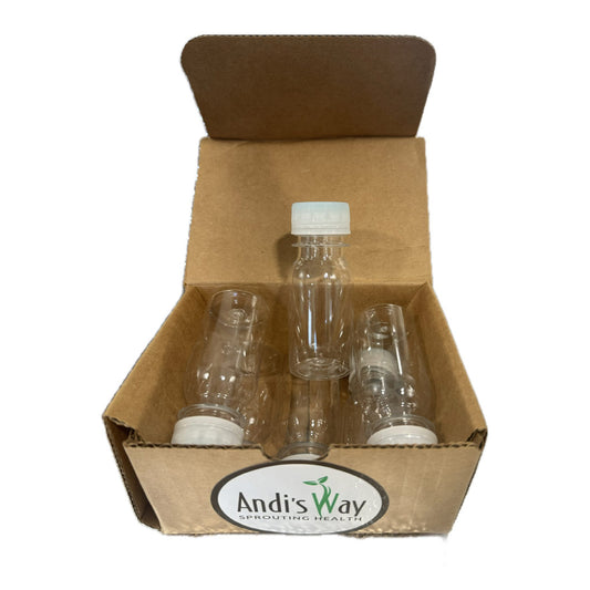2 oz bottles for juiceWheatgrass and Greensbottles to store wheatgrass