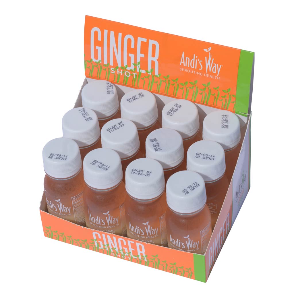 Ginger Immunity Shots Box Andisway