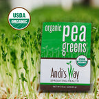 Organic Pea Greens Andisway