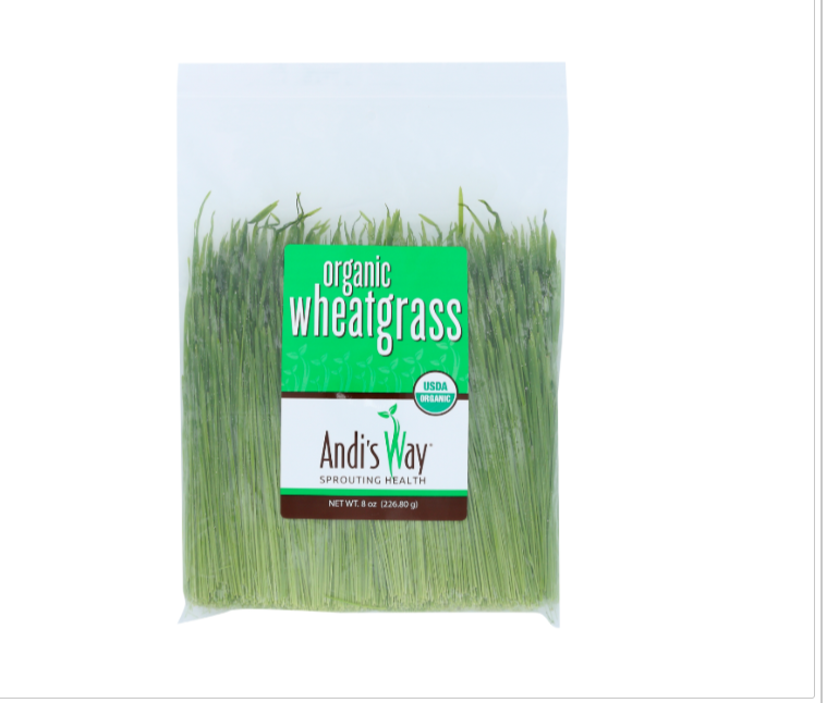 Fresh Wheatgrass 8 oz for juicing