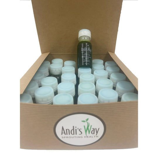30 Shots of 2oz Wheatgrass Juice Bottle Andisway