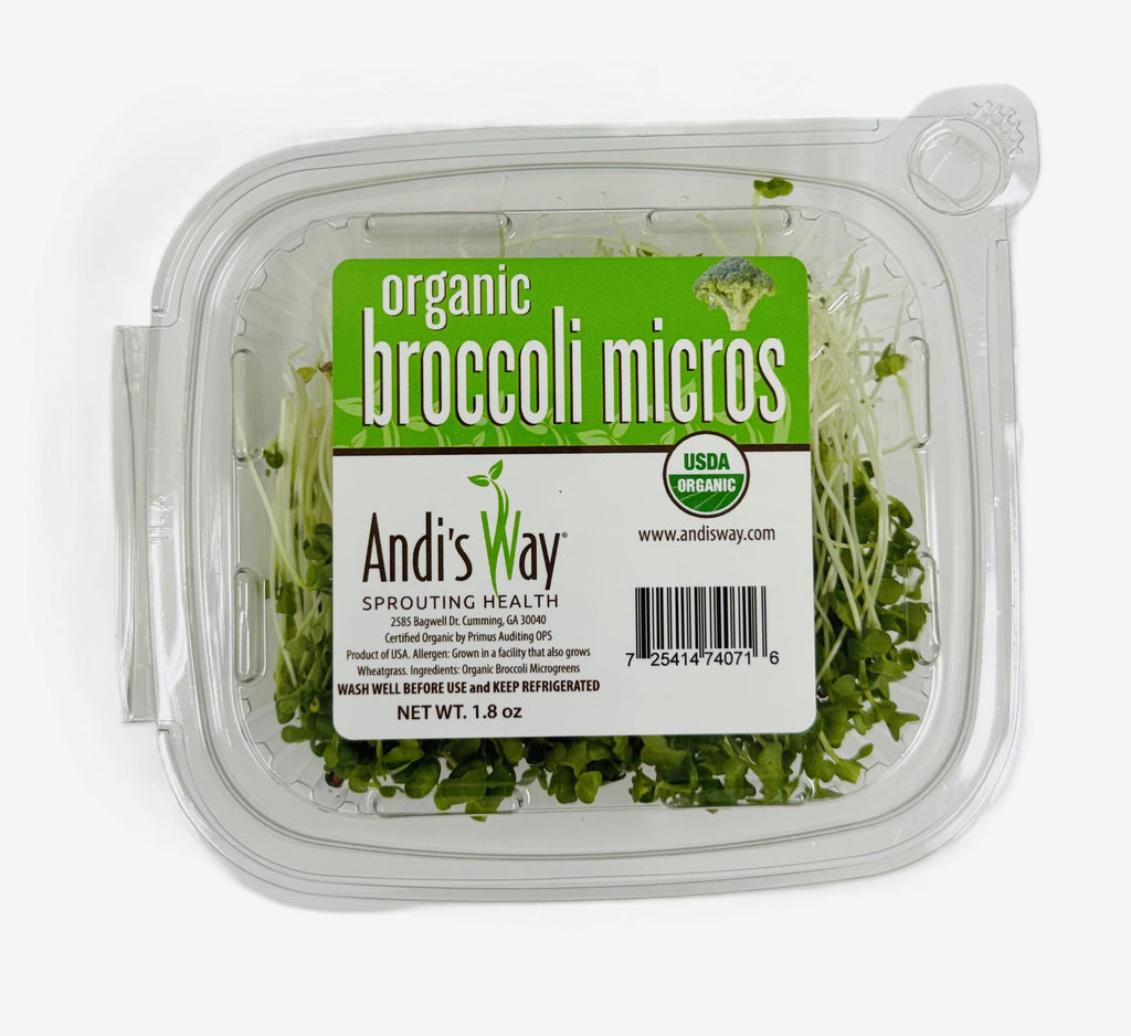 Broccoli Microgreens - Fresh cut Organic 1.8 oz