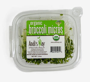 
                  
                    Load image into Gallery viewer, Broccoli Microgreens - Fresh cut Organic 1.8 oz
                  
                