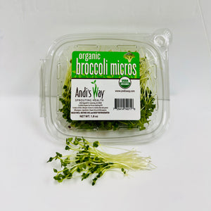 
                  
                    Load image into Gallery viewer, Broccoli Microgreens - Fresh cut Organic 1.8 oz
                  
                