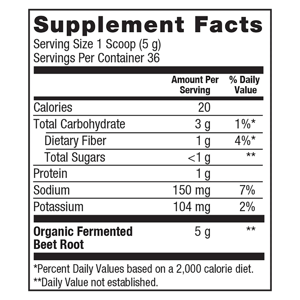 PlantFusion Organic Beet Root Powder - Cardiovascular Boost