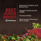 PlantFusion Organic Beet Root Powder - Cardiovascular Boost