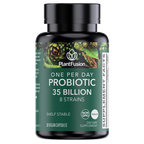 PlantFusion probiotic supplement bottle on a white background