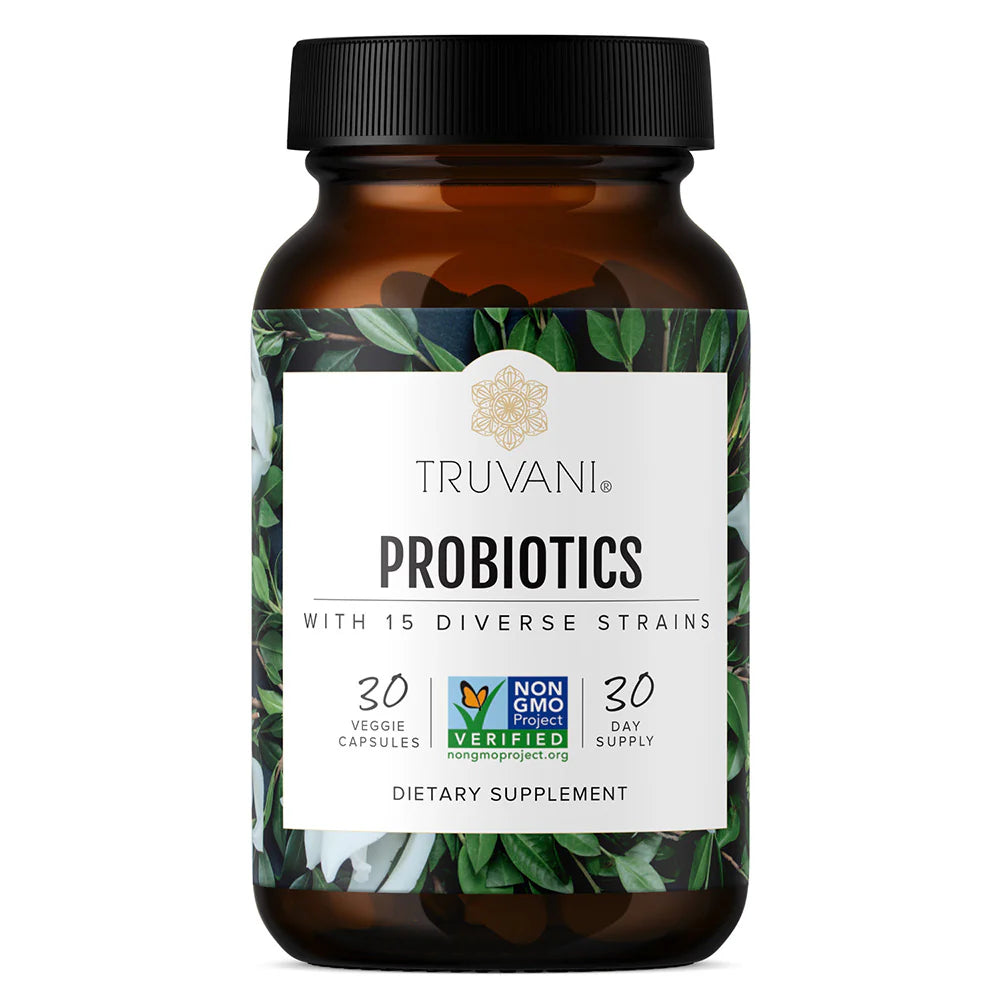 Truvani Glorious Gut Probiotics (front of bottle)