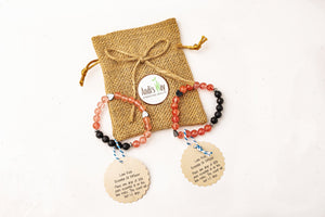 
                  
                    Load image into Gallery viewer, Valentine Bracelet Gift set with Organic Immunity OilWellnessValentine Bracelet Gift set with Organic Immunity Oil - Andi&#39;s Way
                  
                