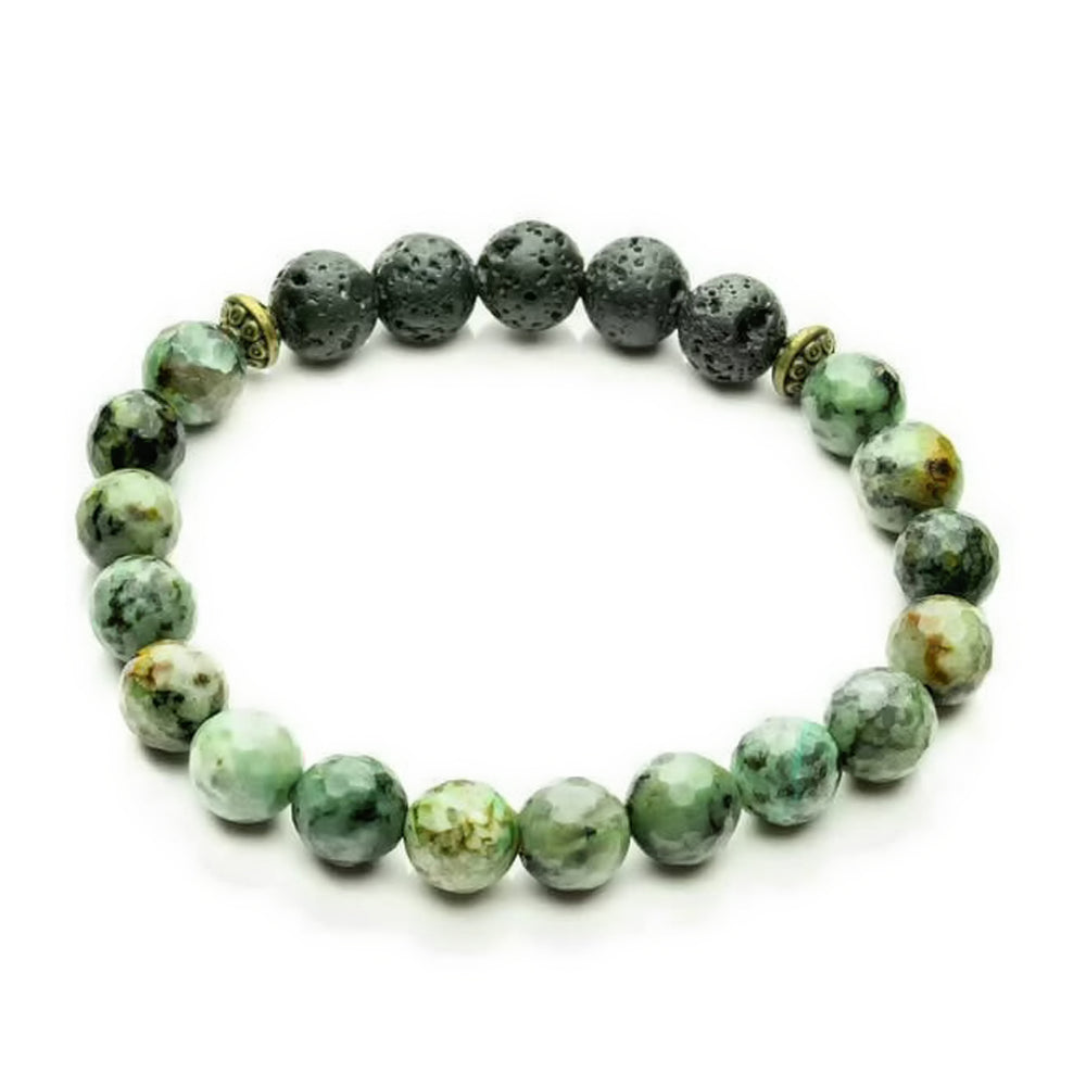 African Turquoise Diffuser Bracelet - Andi's Way