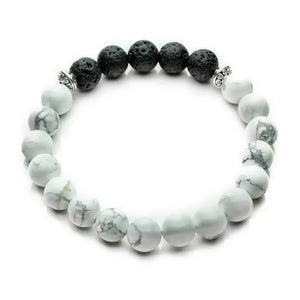 
                  
                    Load image into Gallery viewer, Children&#39;s Howlite Diffuser Bracelet - Andi&#39;s Way
                  
                